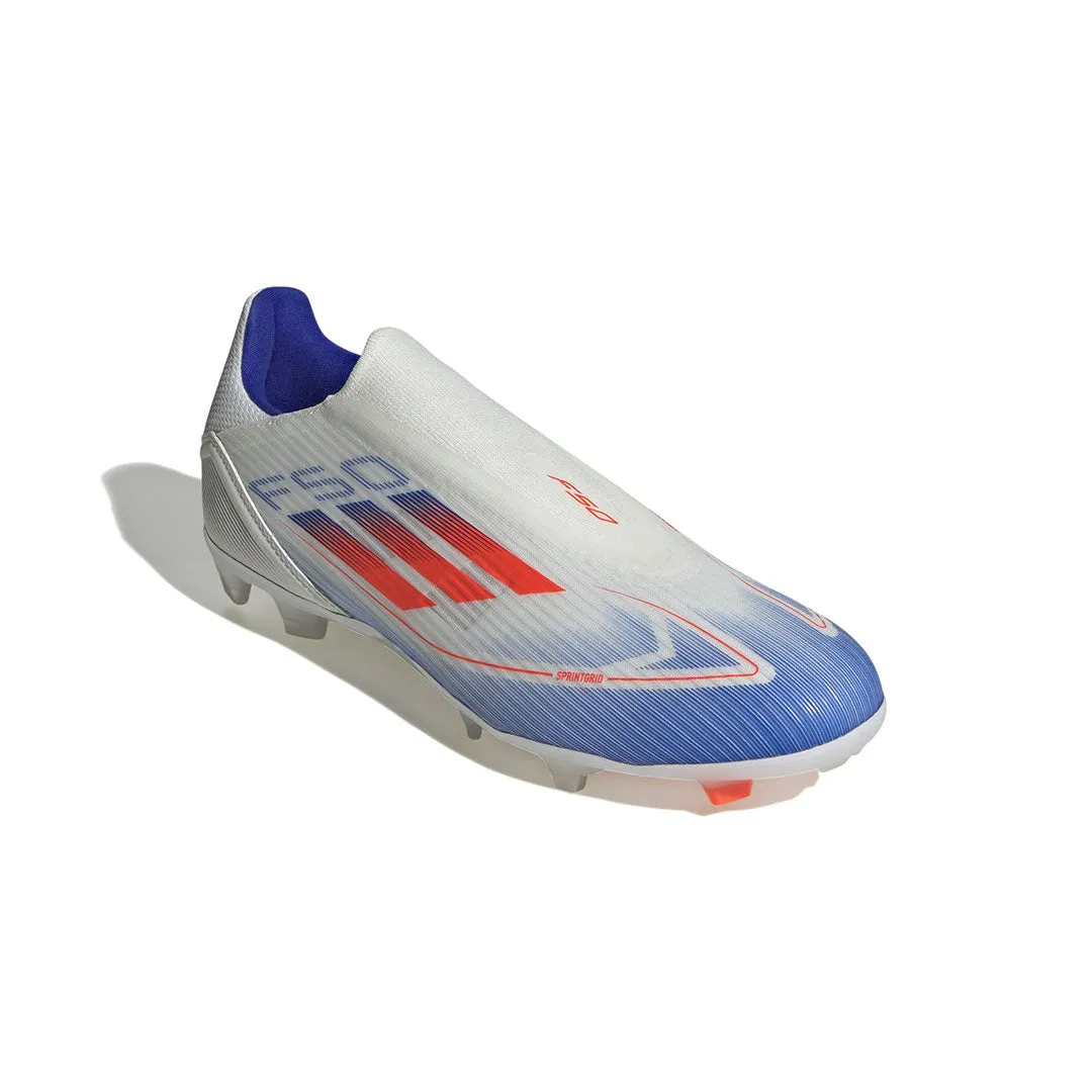 adidas - Unisex F50 League Laceless Firm/Multi Ground Soccer Cleats (IE0606)