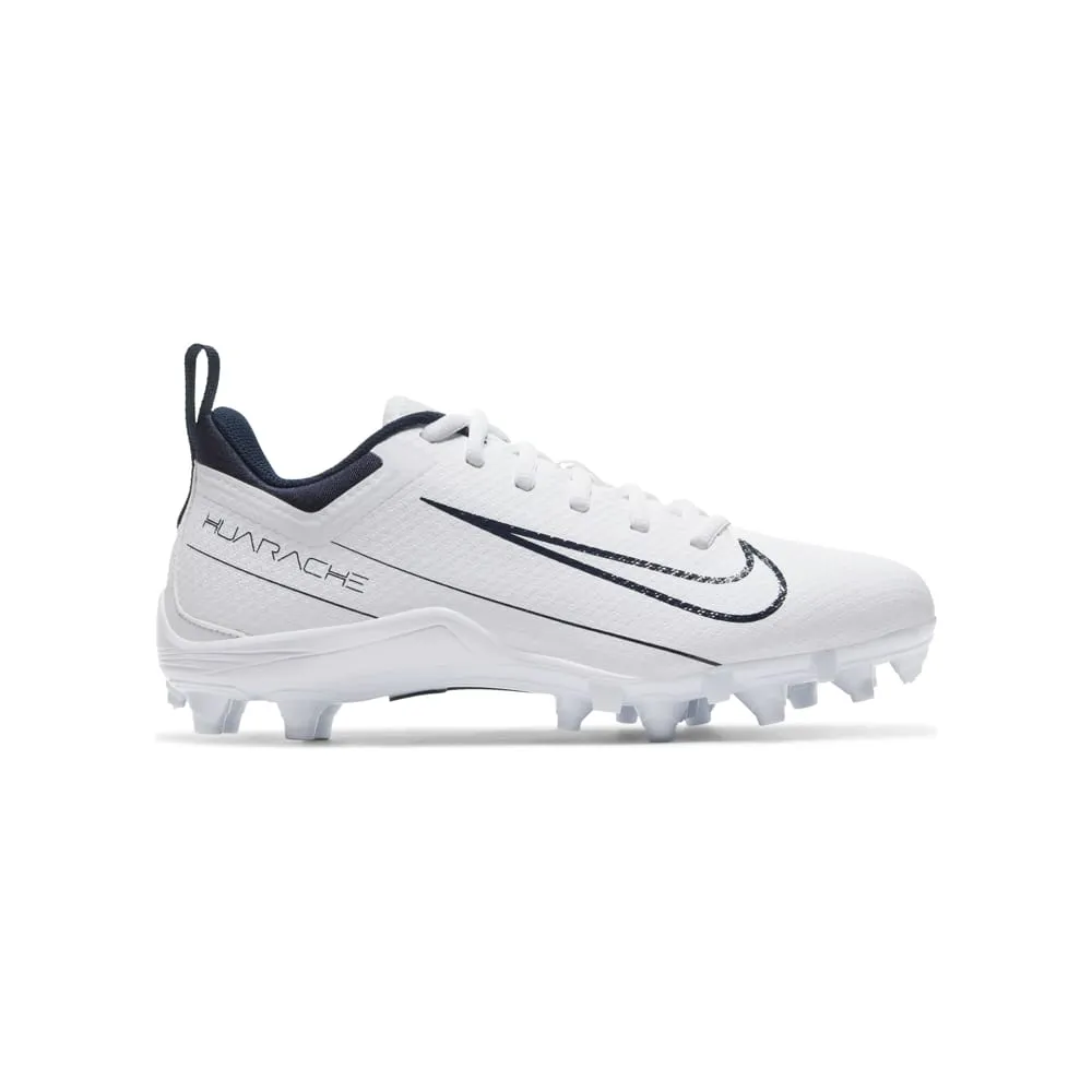 Nike Alpha Huarache 7 GS Youth White/Navy Blue Lacrosse Cleats